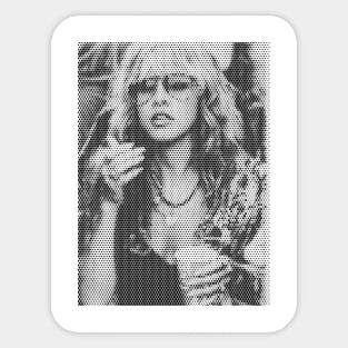 stevie nicks black Sticker